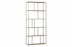 SHELF METAL ANTIQUE BRASS 